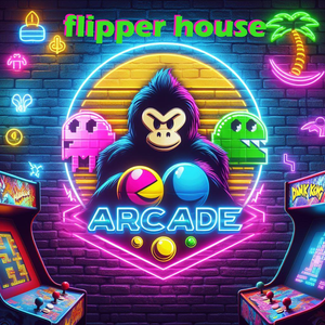 Face de Gorille Flipper Hose Arcade